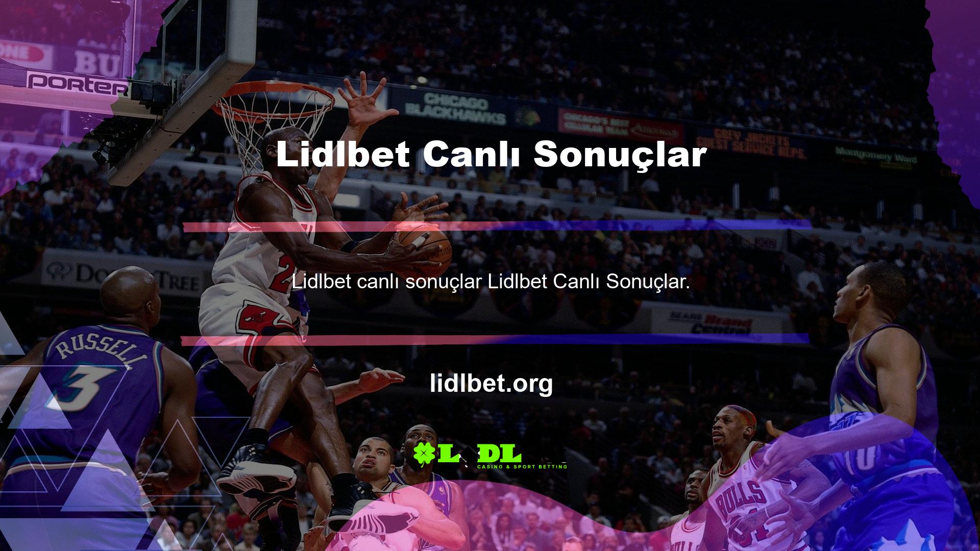 Lidlbet web sitesinde canlı destek sonuçları çok yüksek kaliteli sonuçlar vermek için tasarlanmıştır